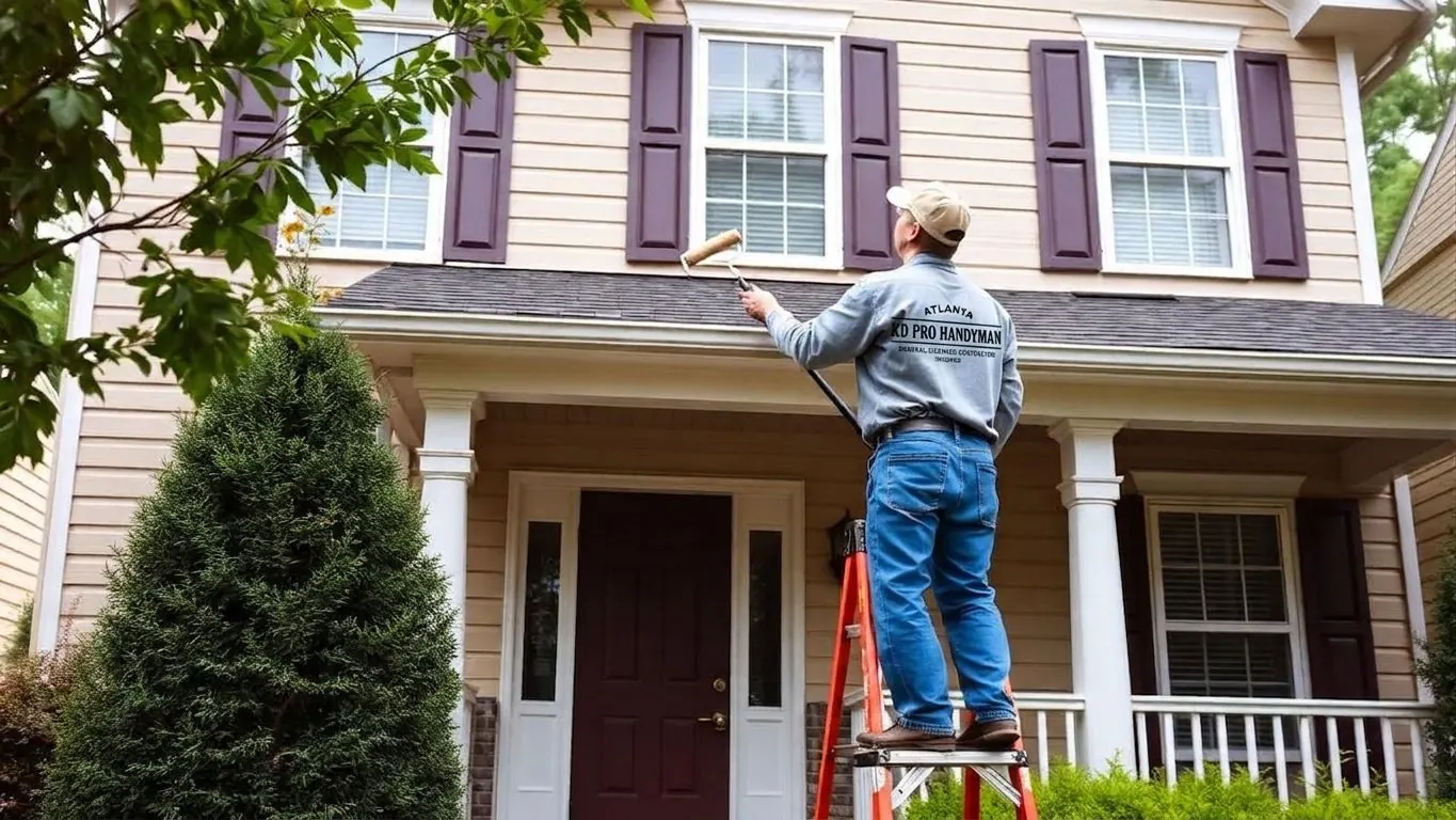 Professional exterior painting services in Atlanta