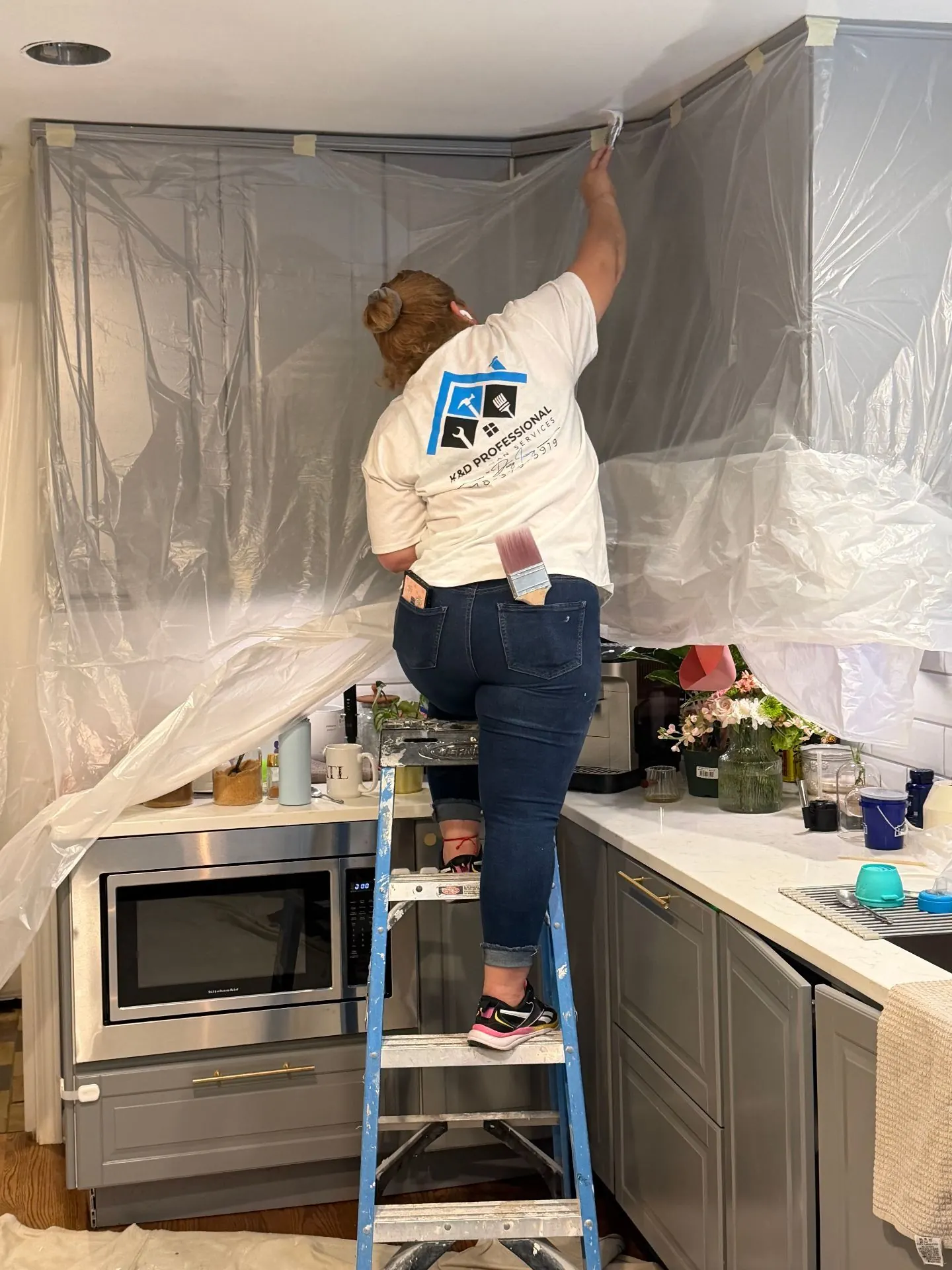 KD Pro Handyman interior painting in Tucker, Georgia 30084