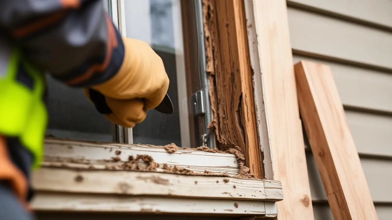 Professional wood rot repair in Atlanta