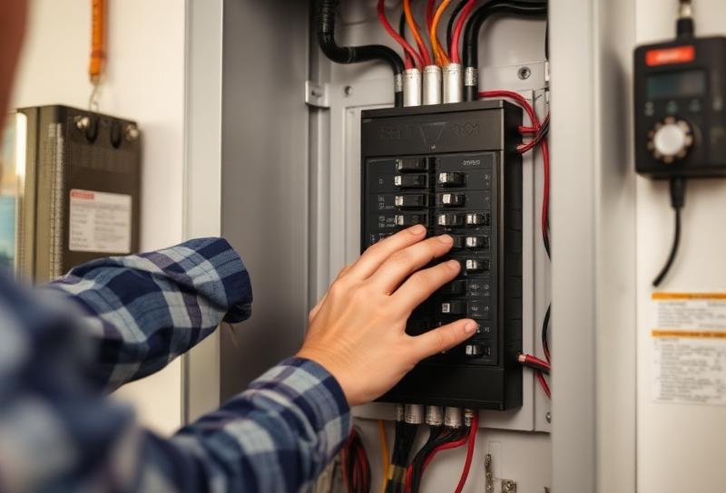 Electrical panel repair in an Atlanta home