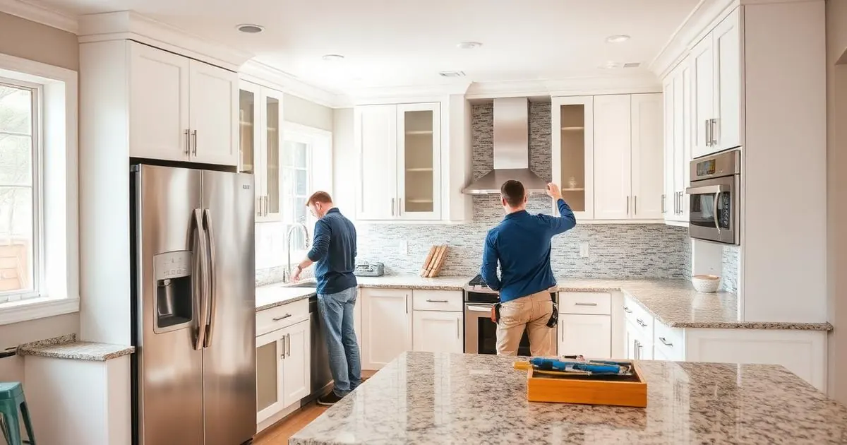 Kitchen renovation handyman services in Atlanta GA by KD Pro Handyman
